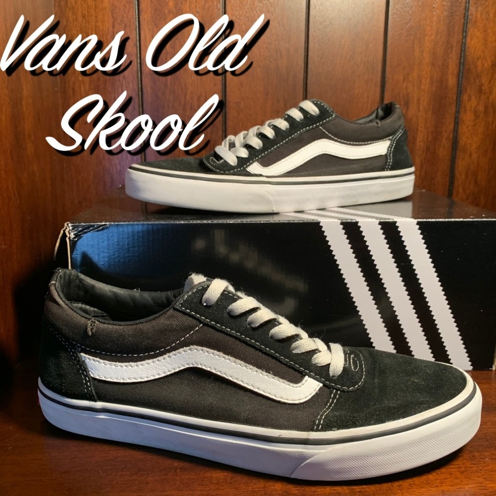 Vans Old Skool Black Mens Casual Shoe Used